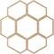 Ekena Millwork Florin Wood Fretwork Pierced Ceiling Medallion, Alder, 24"OD x 8 1/2"ID x 3/8"T CMWP24X24X0375FOAL - alternate 3